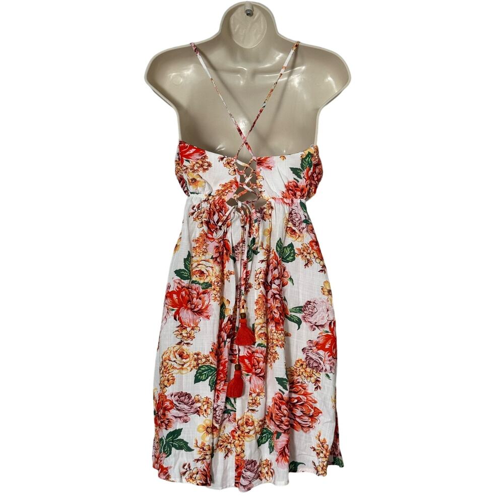 NWT Maaji Carnation Paulina Floral Empire Waist Mini Dress Size M - Picture 4 of 16